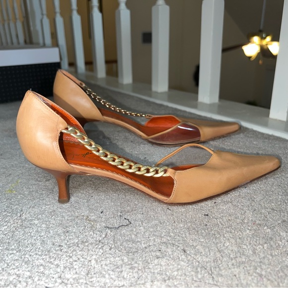 Giuseppe Zanotti chain kitten heel 37.5 made in Italy - Picture 3 of 6